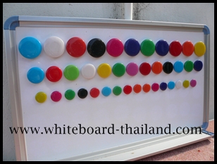 ลูกแม่เหล็กสีต่างๆ และไซด์ต่างๆ (whiteboard),(ไวท์บอร์ด){Whiteboard},{ไวท์บอร์ด}