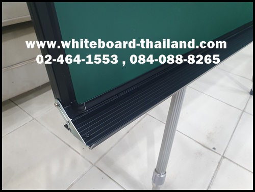กระดานฟลิปชาปท์ ชอล์คบอร์ด ขอบอลูมิเนียม ปรับสูงต่ำได้ ขนาด 80 X 100 ซม."ทรงนอน" (Whiteboard,ไวท์บอร์ด)