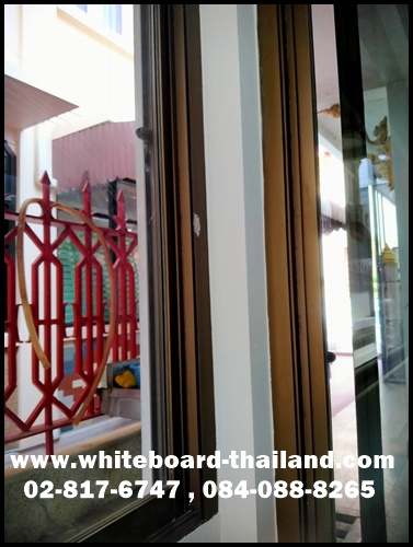 กระดานไวท์บอร์ด แขวนผนัง ขอบอลูมิเนียม (สั่งทำขนาดพิเศษ) ขนาด 195 X 310 ซม. "แบบมีรอยต่อ" Whiteboard-Thailand